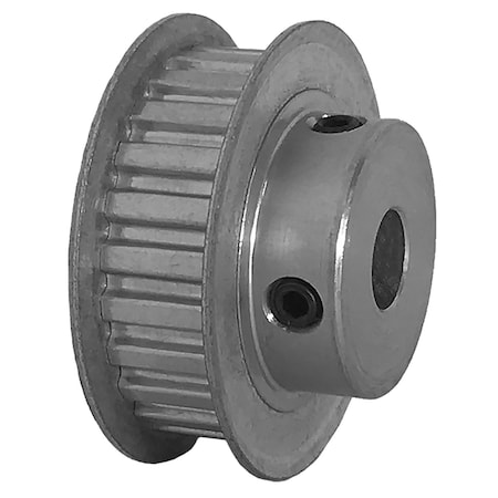 B&B Manufacturing 24XL037-6FA5, Timing Pulley, Aluminum, Clear Anodized, 24XL037-6FA5